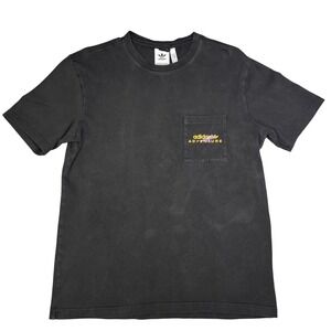 Adidas Adventure Mens‎ Chameleon Graphic Pocket T-Shirt Faded Black Size M